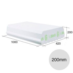 Ladrillo losa viguetas EPS Isoblock Tipo 4 200mm x 420mm x 1000mm