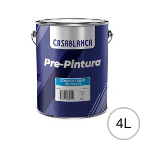 Convertidor de oxido exterior interior Pre-pintura blanco mate lata x 4l