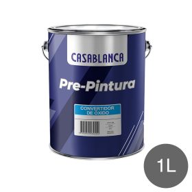 Convertidor de oxido exterior interior Pre-pintura gris mate lata x 1l