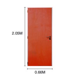 Puerta interior derecha 60 Cedro marco chapa Tradicional 660mm x 2.05m