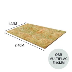 Placa multiusos OSB Multiplac 10mm x 1.22m x 2.44m