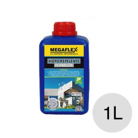Impermeabilizante protector impregnante Megaflex Hidro-repelente Hormigon transparente bidon x 1l