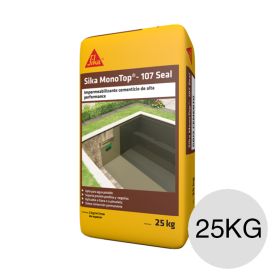 Impermeabilizante cementicio alta performance Sika MonoTop-107 Seal listo para usar bolsa x 25kg