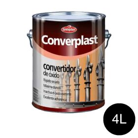 Convertidor de oxido Converplast exterior interior negro mate lata x 4l