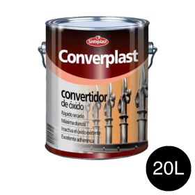 Convertidor de oxido Converplast exterior interior negro mate lata x 20l