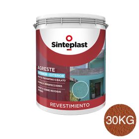 Revestimiento acrilico decorativo Agreste textura media exterior interior oxidato mate balde x 30kg