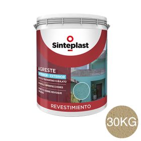 Revestimiento acrilico decorativo Agreste textura media exterior interior neutro mate balde x 30kg