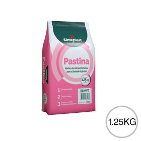 Pastina cementicia tomado junta pisos revestimiento exterior interior blanco bolsa x 1.25kg