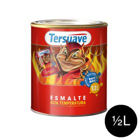 Esmalte Sintetico Alta Temperatura 250°C Negro Brillante 500ml