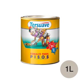 Esmalte Sintetico para Pisos Exterior Interior Tersuave Gris Semimate 1L