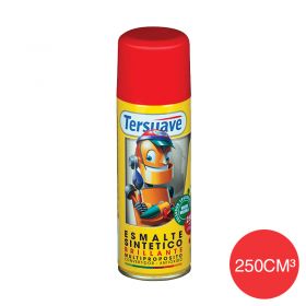 Aerosol Esmalte Sintetico Convertidor Antioxido Brillante Tersuave Bermellon 250cc