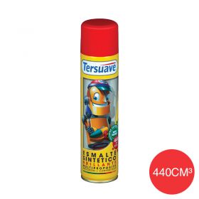 Aerosol Esmalte Sintetico Convertidor Antioxido Brillante Tersuave Bermellon 440cc