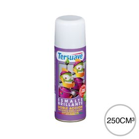 Aerosol Esmalte Convertidor Doble Accion Superpremium Tersuave Blanco Brillante 250cc