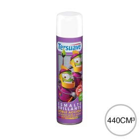 Aerosol Esmalte Convertidor Doble Accion Superpremium Tersuave Blanco Brillante 440cc