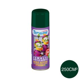 Aerosol Esmalte Convertidor Doble Accion Superpremium Tersuave Verde Ingles Brillante 250cc