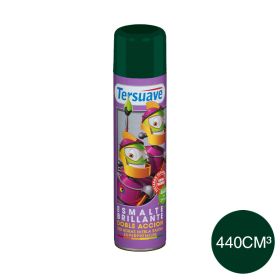 Aerosol Esmalte Convertidor Doble Accion Superpremium Tersuave Verde Ingles Brillante 440cc