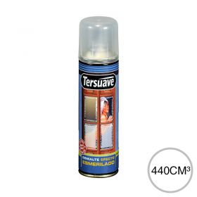 Aerosol Esmalte para Vidrios Efecto Esmerilado Tersuave Blanco Translucido Mate 440cc