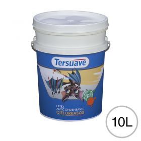 Pintura Latex Acrilico Cielorrasos Anticondensante Tersuave Blanco Mate 10L