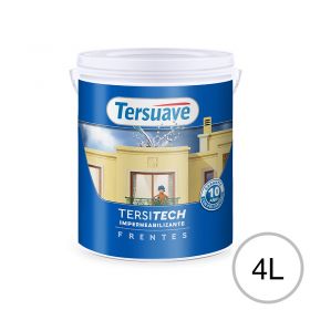 Impermeabilizante para Frentes Exterior Tersitech Blanco 4L