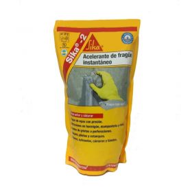 Aditivo acelerante fragüe mezclas cementicias Sika-2 ultra rapido pack x 1kg