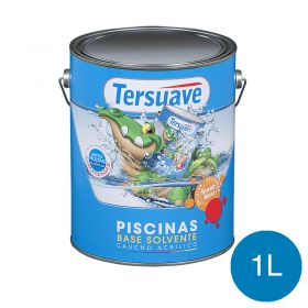 Pintura para Piletas Base Solvente Tersuave Azul Semimate 1L