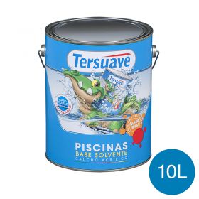 Pintura para Piletas Base Solvente Tersuave Azul Semimate 10L