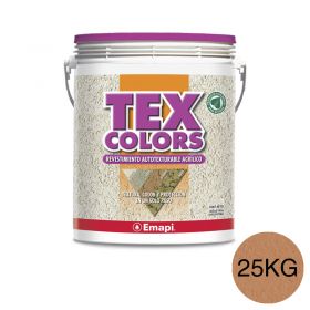 Revestimiento acrilico texturable Texcolors Milano terracota balde x 25kg