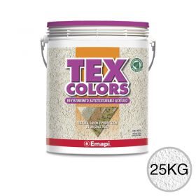 Revestimiento acrilico texturable Texcolors Paris blanco balde x 25kg