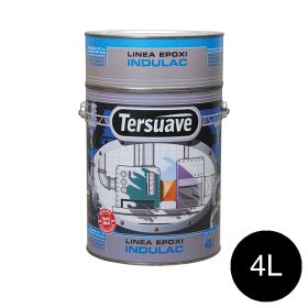Esmalte epoxi impermeable bituminoso Indulac negro brillante lata x 4l
