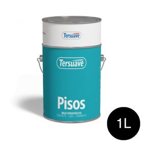 Esmalte epoxi pisos Xtreme negro semi mate lata x 1l
