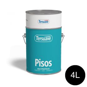 Esmalte epoxi pisos Xtreme negro semi mate lata x 4l