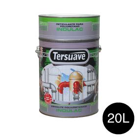 Esmalte poliuretanico Indulac negro brillante balde x 20l