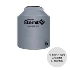 Tanque clasico 500L uso tradicional tricapa ø870mm x 1005mm