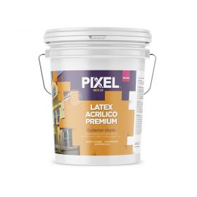 Pintura latex acrilico exterior ME-400 premium lavable antihongos antimancha blanco mate balde x 10l