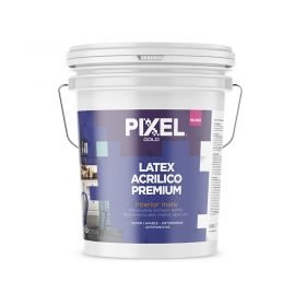 Pintura latex acrilico interior MI-300 premium lavable antihongos antimancha blanco mate balde x 10l