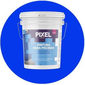Pintura latex acrilico PP-200 piscinas/piletas azul mate balde x 10l