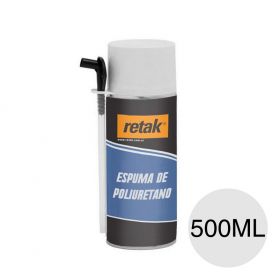 Espuma poliuretano expandido sellador aerosol x 500ml