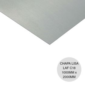 Chapa lisa acero laminado en frio obras civiles C18 1.27mm x 1m x 2m