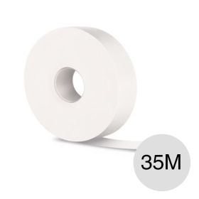 Cinta papel microperforada tomado juntas invisibles construccion seco interior rollo x 50mm x 35m