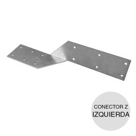 Conector Z izquierda steel framing galvanizado 40mm x 40mm x 135mm