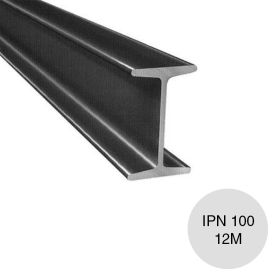Perfil IPN 100 acero laminado estructuras metalicas 50mm x 100mm x 12m