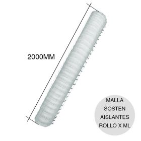 Malla plastica sosten aislantes apto tensar rollo 2000mm x ml